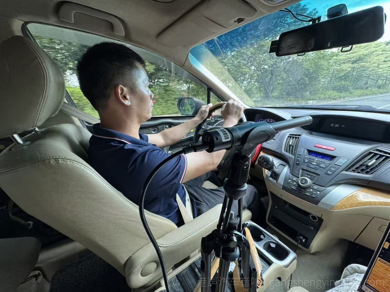 贵港汽车音响调音道路实测调音过程 05