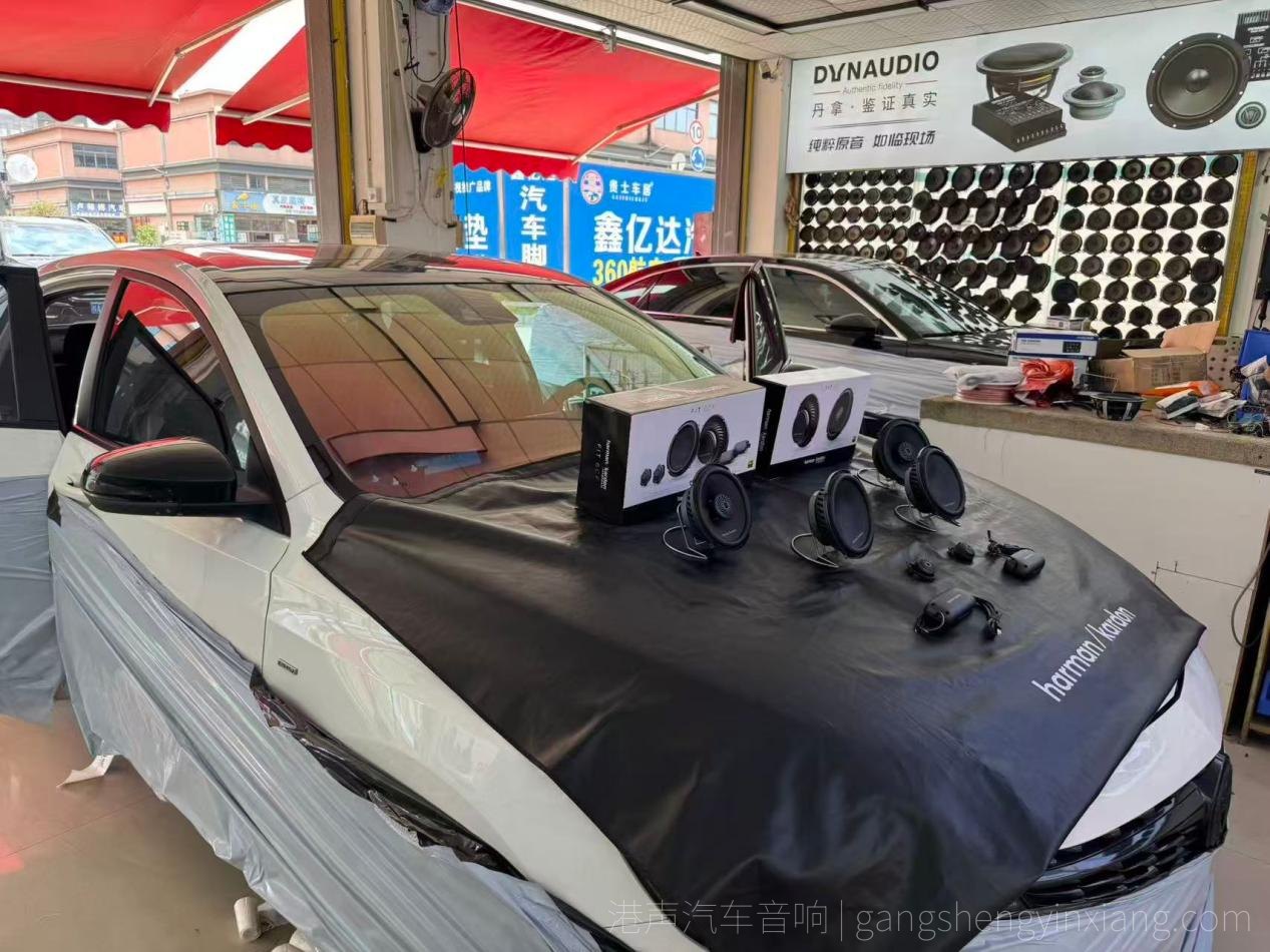 贵港港声汽车音响，别克威朗车身保护照片，汽车音响改装施工记录